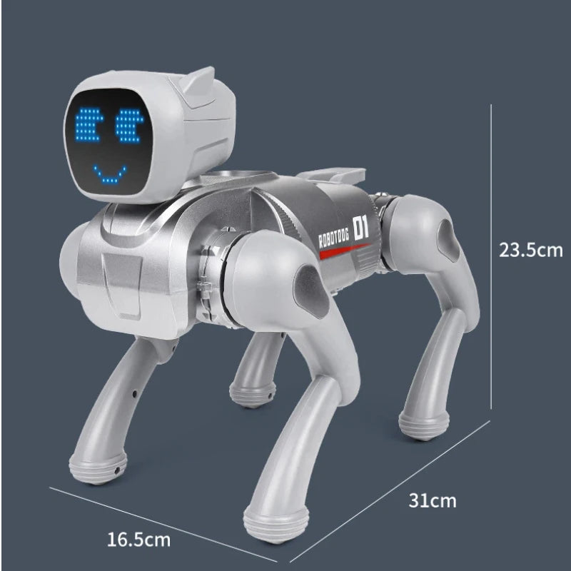 Xiaomi Robot Dog Toy 2.4G Simulation Intelligent Robot Dog Voice Dialogue Emoji Light Mobile High tech APP Remote Control Toy