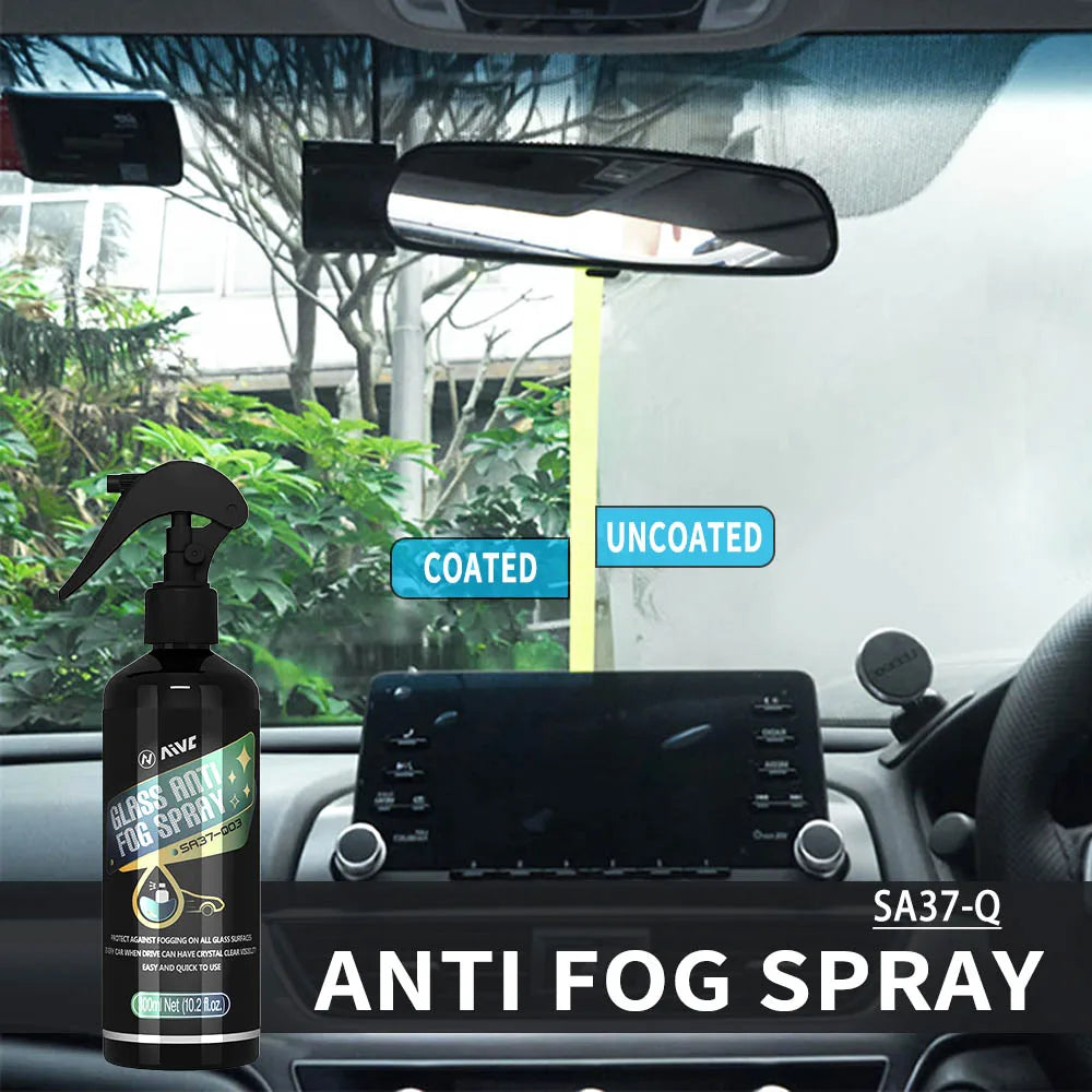 Anti-fog Spray For Car Glass Prevents Fogging Clear Vision Water Repellent Spray Anti Rain Defogger Long-lasting Effect Coating