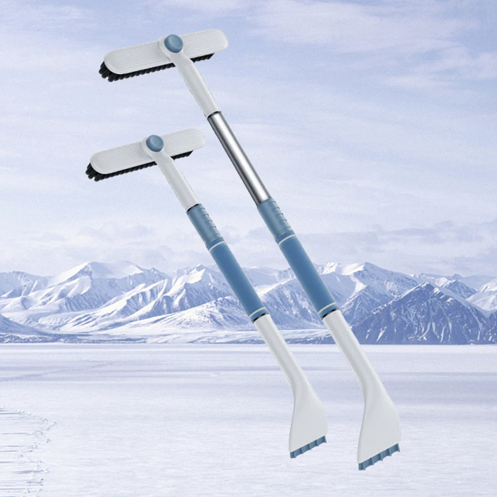 Snow Cleaning Squeegee Broom Quick Clean Snow Remover Cleaner 2 in 1 Auto Window Snow Brush Shovel Telescopic Car Cleaning Tools