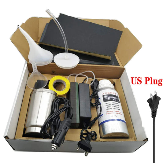 Car Headlight Polisher Liquid Evaporator Polymer Liquid Headlights Chemical Polish Headlight Restoration Kit Polish Headlights