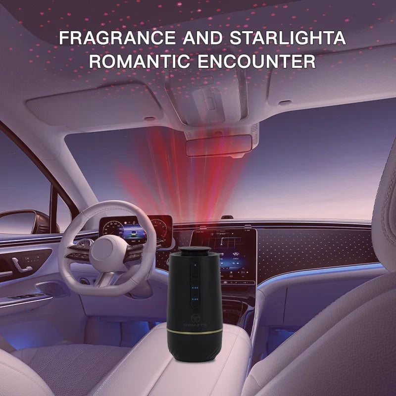 Namste 2025 Car Aroma Diffuser Smart Fragrant Diffuser Starry Light Smell Distributor Interior Perfume Scent Home Air Freshener