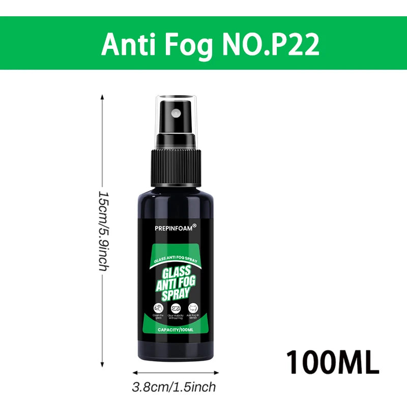 Glass Anti Fog Coating Spray Winter Car Windshield Long Lasting Prevent Fogging Clear Vision Fog Repellent Mirror Clean P22