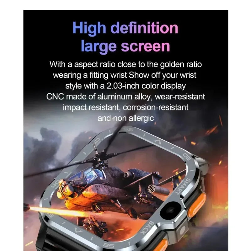 PGD Android Smartwatch: Global 4G, 8GB RAM 128GB ROM, Dual Camera, GPS & NFC, Stainless Steel Strap