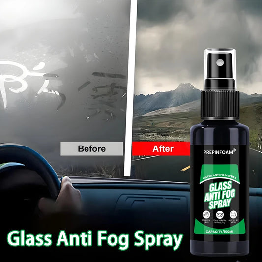 Glass Anti Fog Coating Spray Winter Car Windshield Long Lasting Prevent Fogging Clear Vision Fog Repellent Mirror Clean P22
