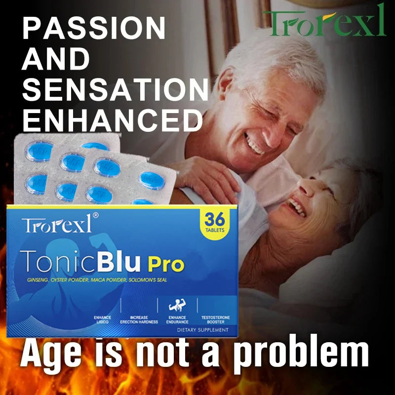 36-360 Pill Blue Tablets Health Product Men Power,Clinically-Proven Formula