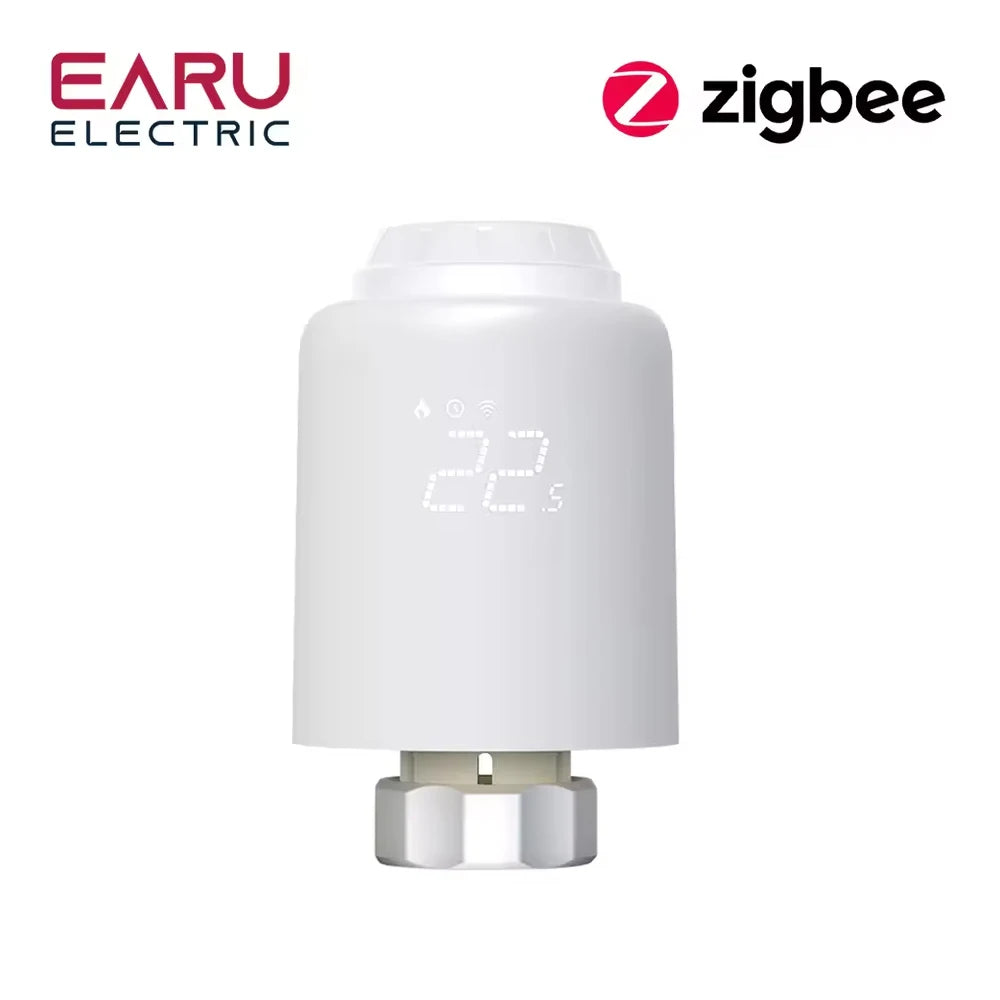 Tuya WiFi ZigBee Smart Thermostat Radiator TRV Programmable Thermostatic Actuator Heating Remote Temperature Controller Alexa