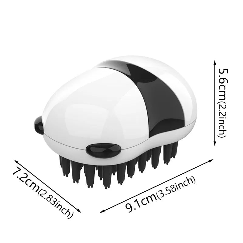 Dog Bathing Brush Pet Massage Brush Shampoo Dispenser Soft Comb Hair Remover Pet Supplies Dog Grooming Wash Cleaning Equipment